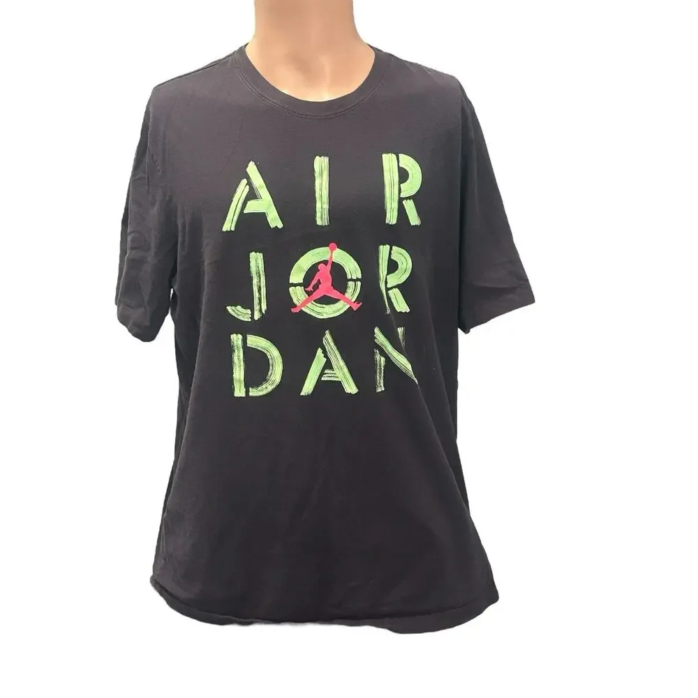 Jordan Stencil Graphic Men’s‎ Size Large T-Shirt, Air Jordan, Michael Jordan